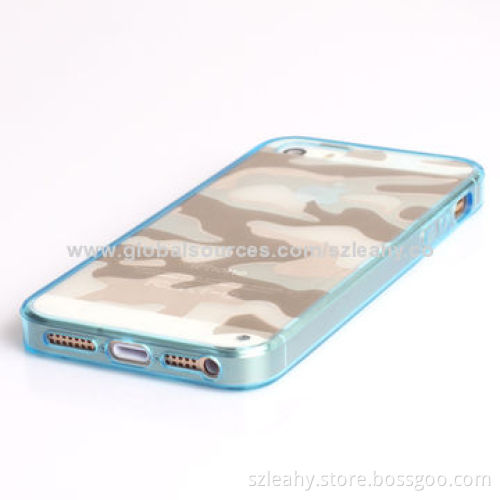 New arrival and hot selling highly transparent acrylic case, mixed TPU sides, for iPhone 5/5S